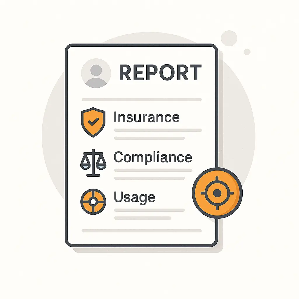 Insurance-ready reports